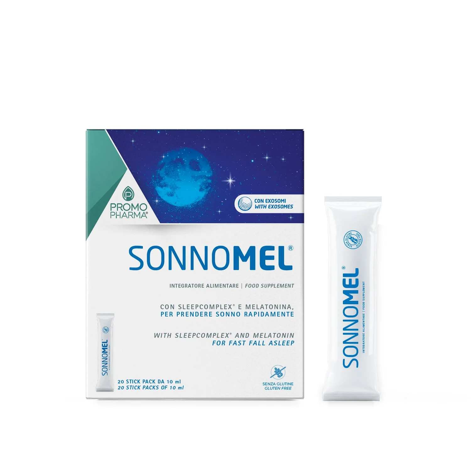 Sonnomel Integratore di Melatonina 20 Stick